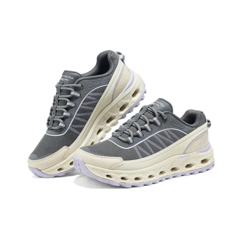 Skechers OUTDOOR WOMENS Anti Slip Wear Resistant Low Top Outdoor Shoes Women's Beige Gray-2