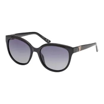GUESS Injection Cat Eye Sunglasses Women's Black