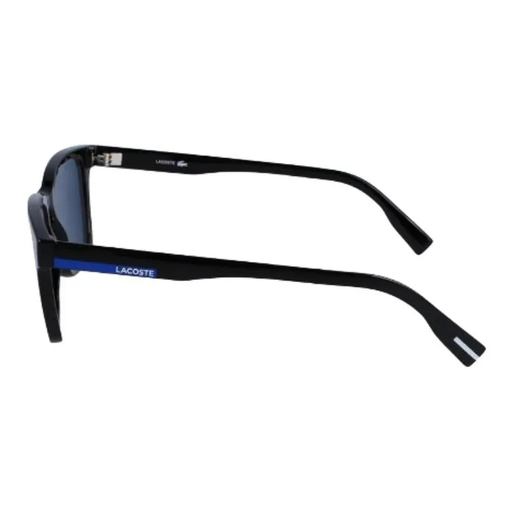 LACOSTE Plastic Square Sunglasses Men's Black-2