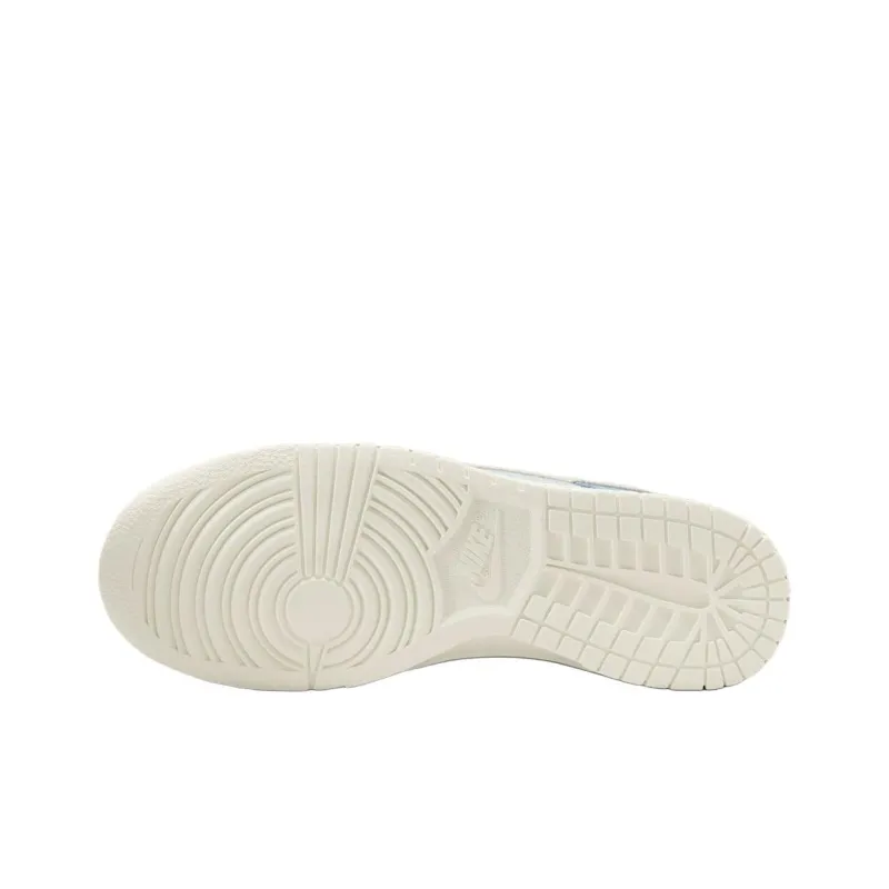 Nike Dunk Wear resistant And Lightweight Low Top Skateboard Shoes Women's Blue-5