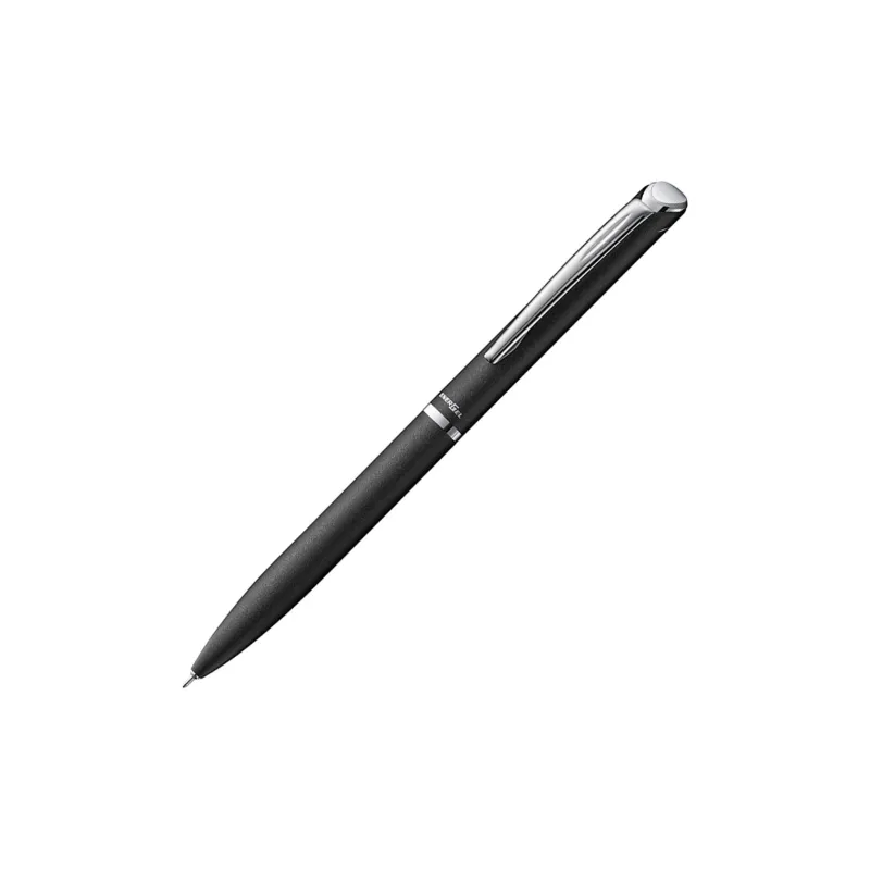 Pentel Frosted Black Color 0.5mm Rotary Ballpoint Pen-0