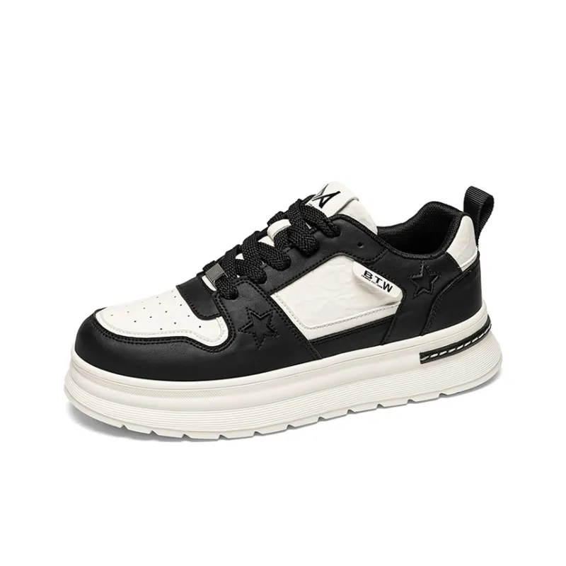 OUBT Abrasion Resistant Breathable Height Increasing Low Top Skateboard Shoes Men's-1