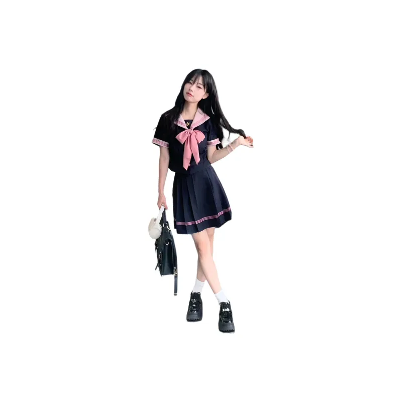 GUOZHEN Two Piece Skirt Sets Women's-0
