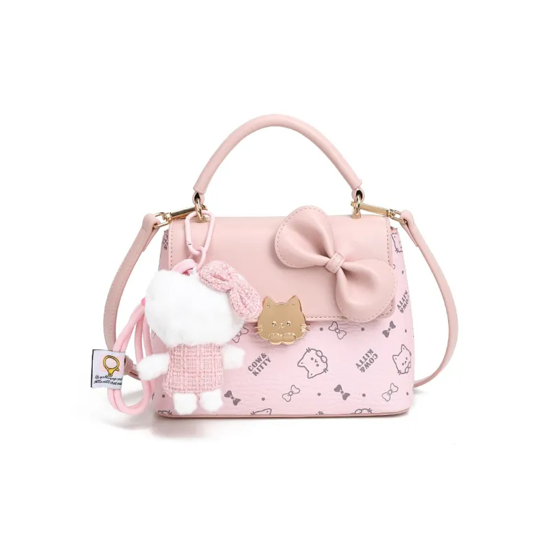 DALO PU Shoulder Bag, Crossbody Bag, Handbag Women's Cherry Blossom Pink-5