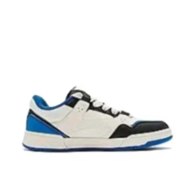 QIAODAN Pinwheel·Zero Zero Warm Slip-Resistant Low-Top Skateboard Shoes Men's Blue-1