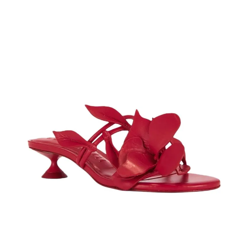 CULT GAIA Slip Resistant Slide Slippers 3.2cm Women's Red-2