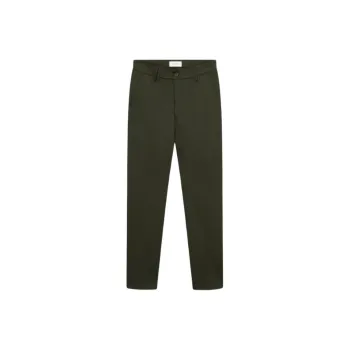 LES DEUX Suit Trousers Men Olive