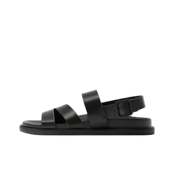 ZARA One Strap Sandals Men's Black