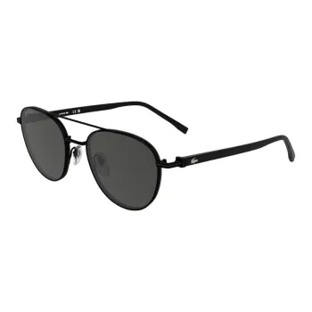 LACOSTE Metal Aviator Sunglasses Men's Black