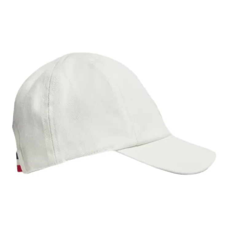 Moncler Cotton, Gabardine Baseball Caps Kids' White-1