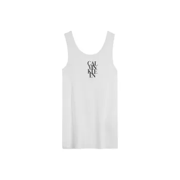 Calvin Klein Tank Tops Women's YAA Moon White