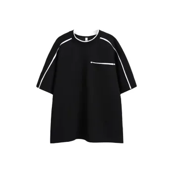 Wooden Rabbit T Shirts Men Black