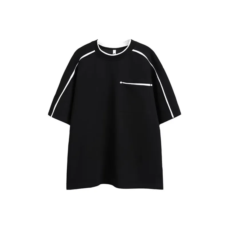 Wooden Rabbit T Shirts Men Black-0
