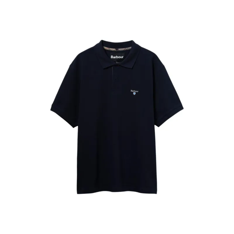 BARBOUR SS25 Polo Shirt Unisex Dark Blue-0