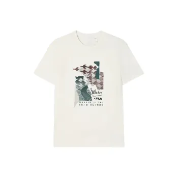 FILA x M.C.ESCHER SS25 T Shirt Men's Cloud White