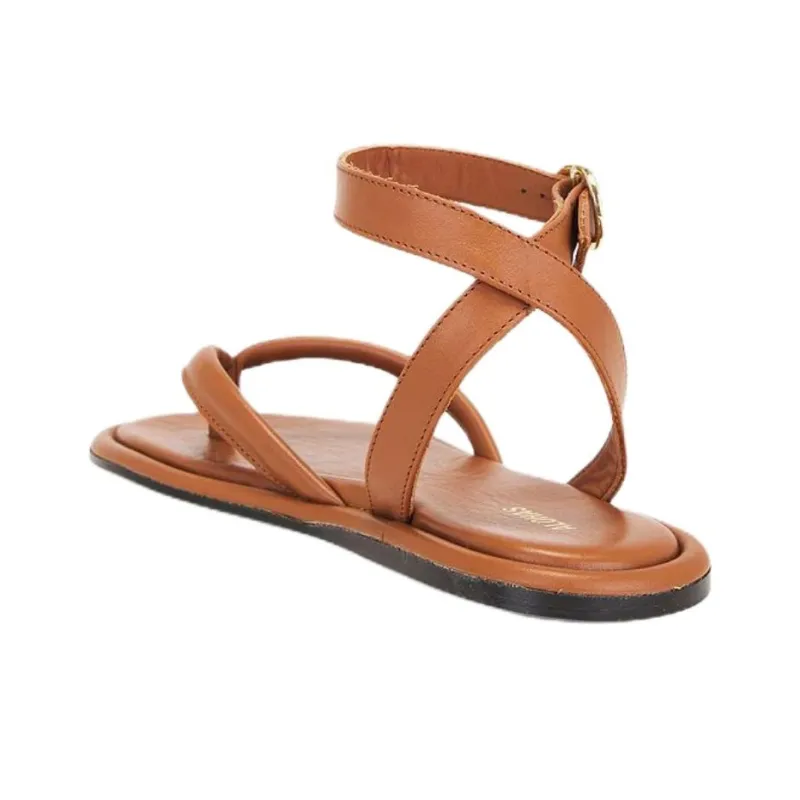 ALOHAS Seneca One Strap Sandals Women's Brown-3