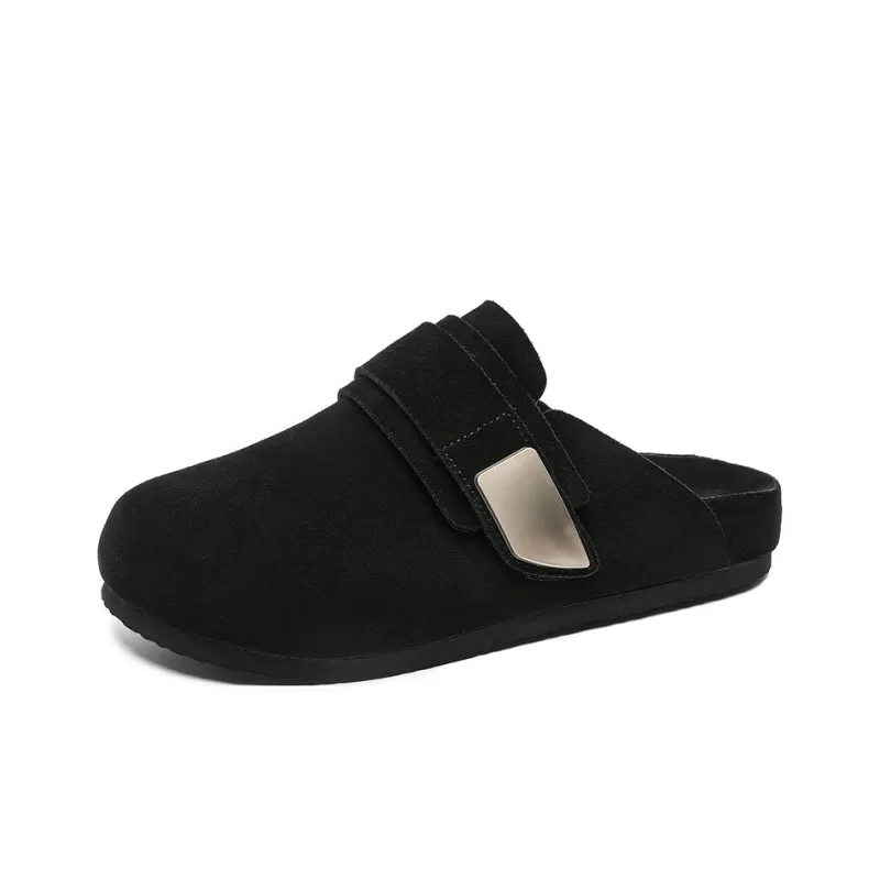 V ZERO FIVE Rubber Sole Slip Resistant Closed Toe Slippers Men's-0