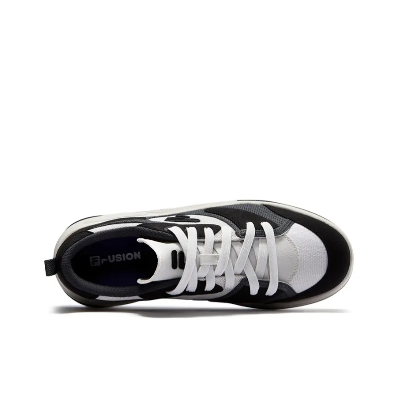 FILA FUSION BANK II DX CVS Cool Skateboard Shoes 2DX Canvas Edition Low Top Casual Shoes Men's Black Gray-2