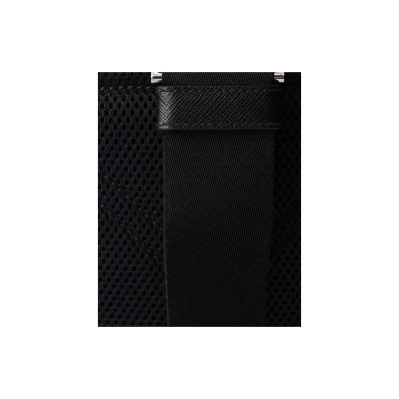PRADA Re Nylon Backpack Men's Black Gray-4