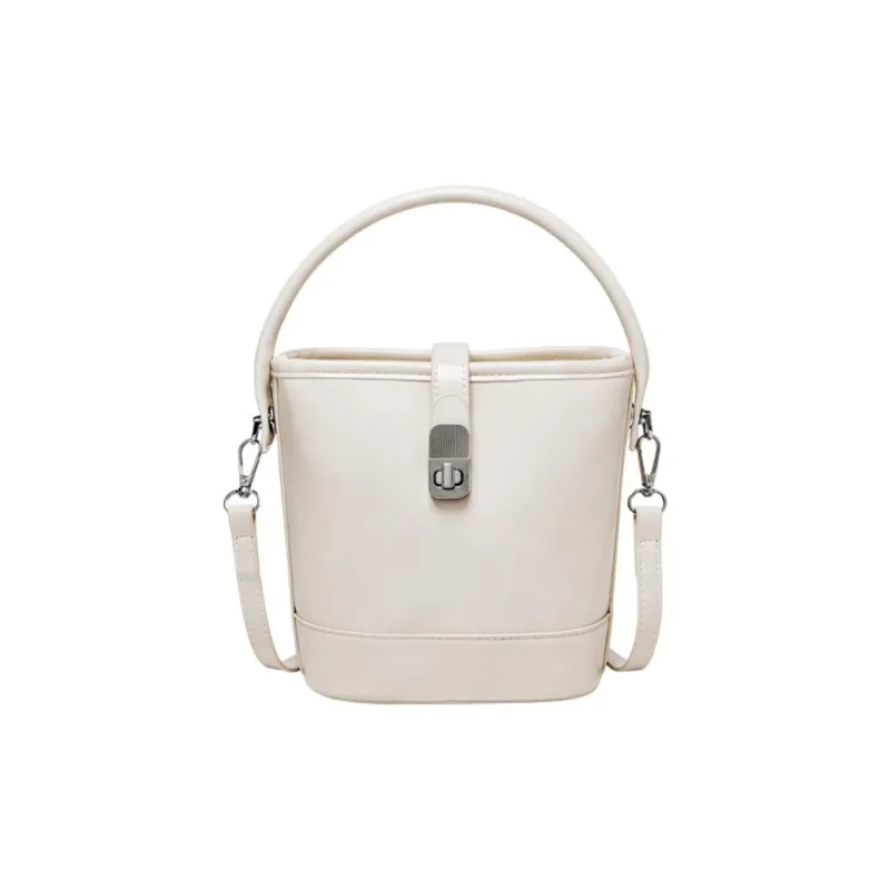 15 MINS Synthetic Leather Bucket Bag Handbag Shoulder Bag Crossbody Bag Regular Women's Coffee/Black-8