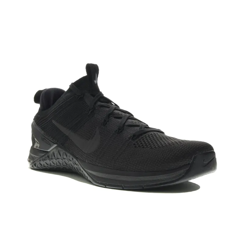 Nike Metcon DSX Flyknit 2 Anti Slip Wear Resistant Low Top Training Shoes Men's Black-1