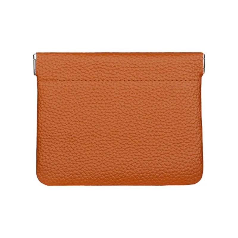 Gorora Top Grain Cow Leather Coin Purse Unisex Multicolor-1
