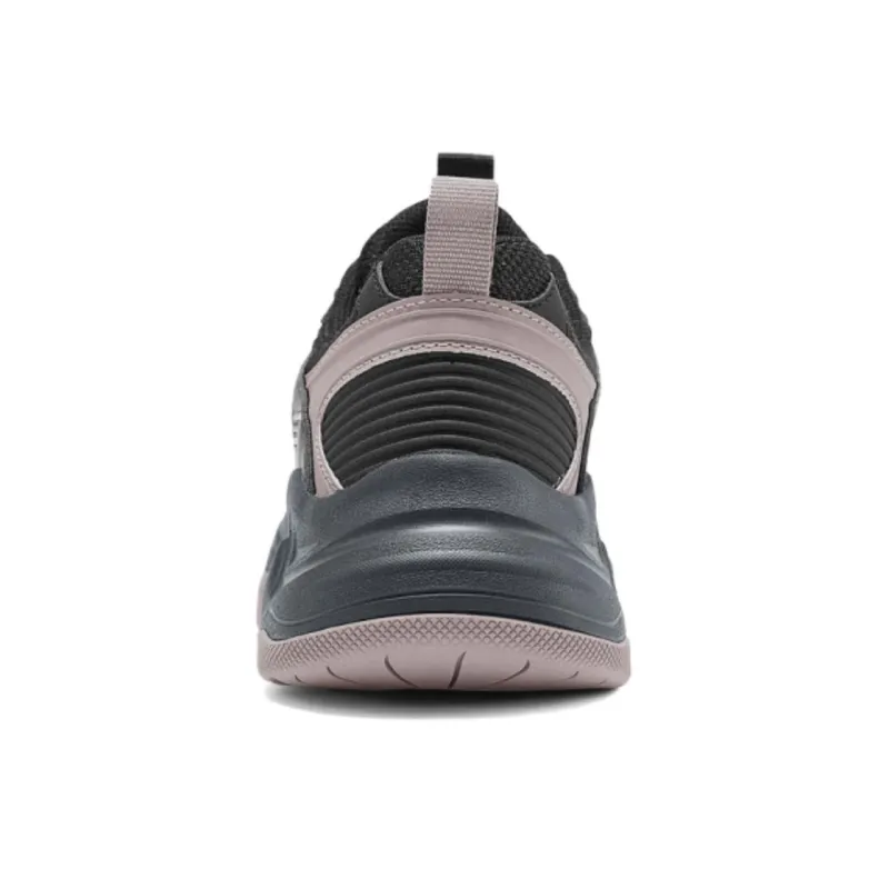 Skechers DLITES Abrasion Resistant Breathable Low Top Chunky Sneakers Women's Black-3