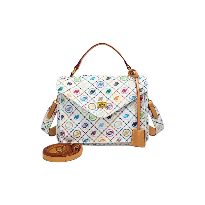 Boniu PVC Crossbody Handbag Women's Multicolor-2