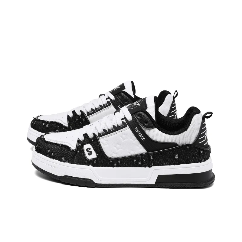 Pepe The Frog Low Top Skateboard Shoes Men's-5
