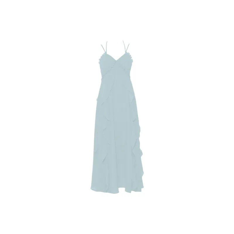 DPLAY Slip Dresses Women's Glacier Blue-0