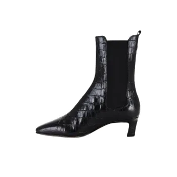 ALOHAS Kaleo Short Chelsea Boots 5cm Women's Black