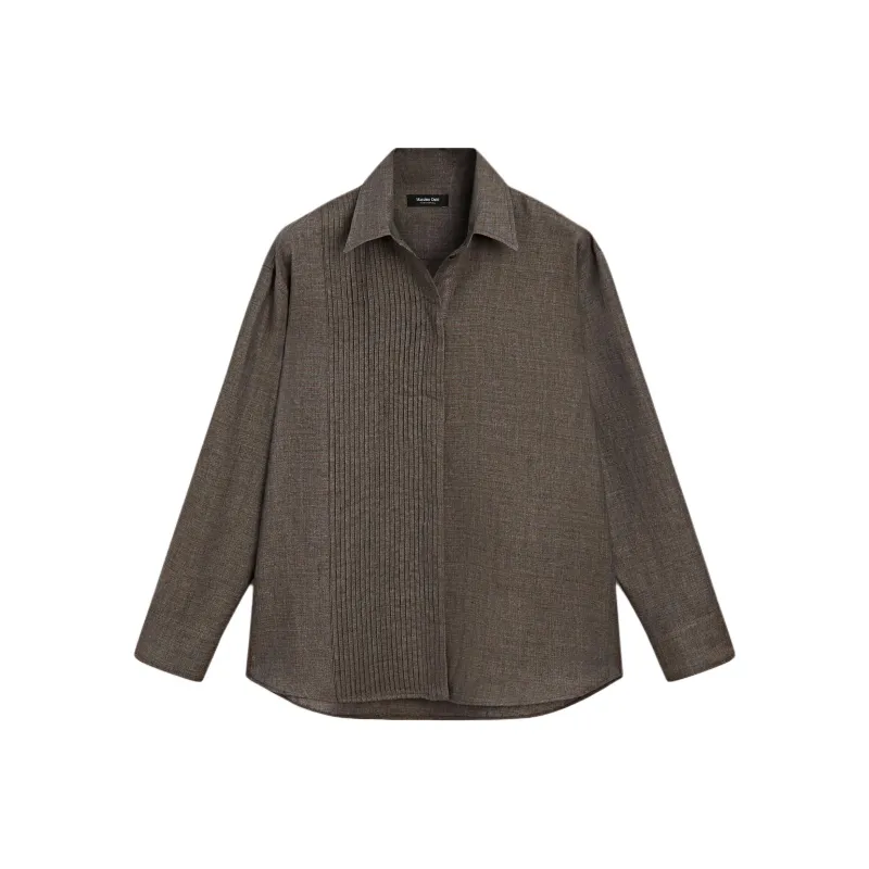 Massimo Dutti Shirts Women's Brown-0