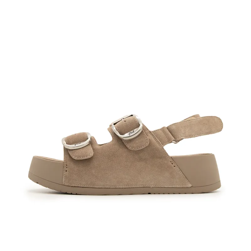 FED One Strap Sandals Women's Camel-0