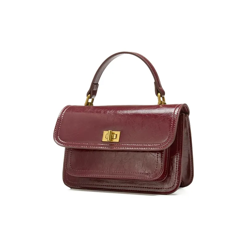 JOSINY Pu Shoulder Bag, Crossbody Bag, Handbag Regular Women's Ecru/Burgundy/Black-5