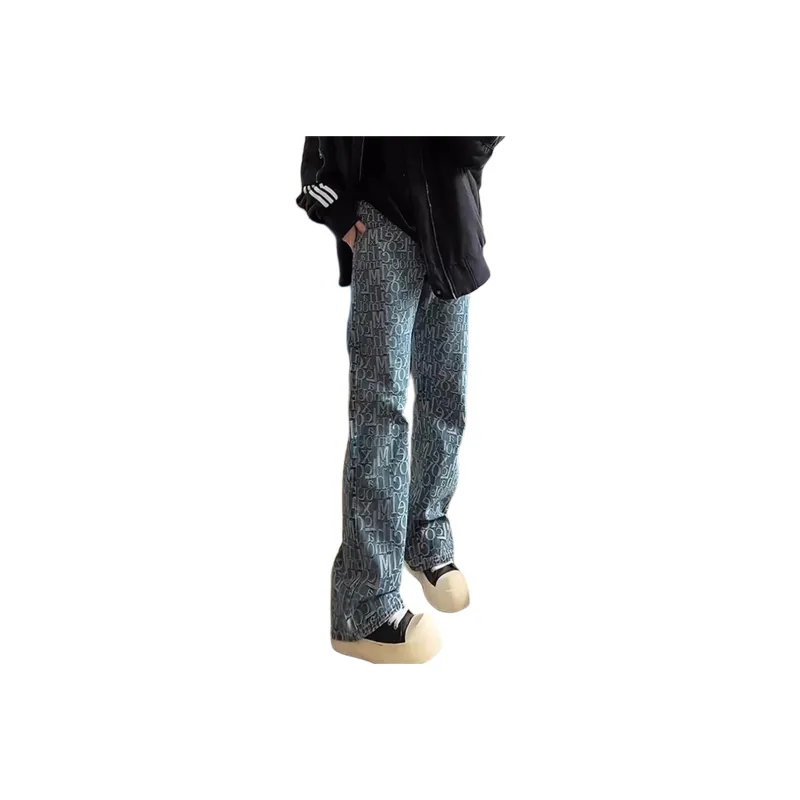 NEVER RULE Jeans Unisex Sky Blue-0