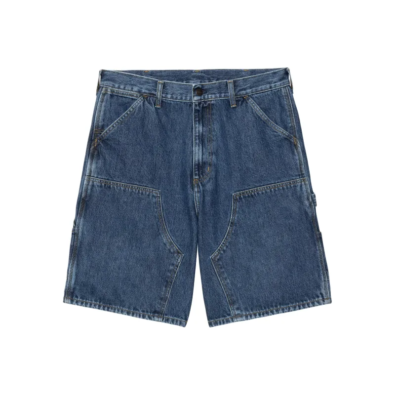 Carhartt WIP Cotton Denim Shorts-0