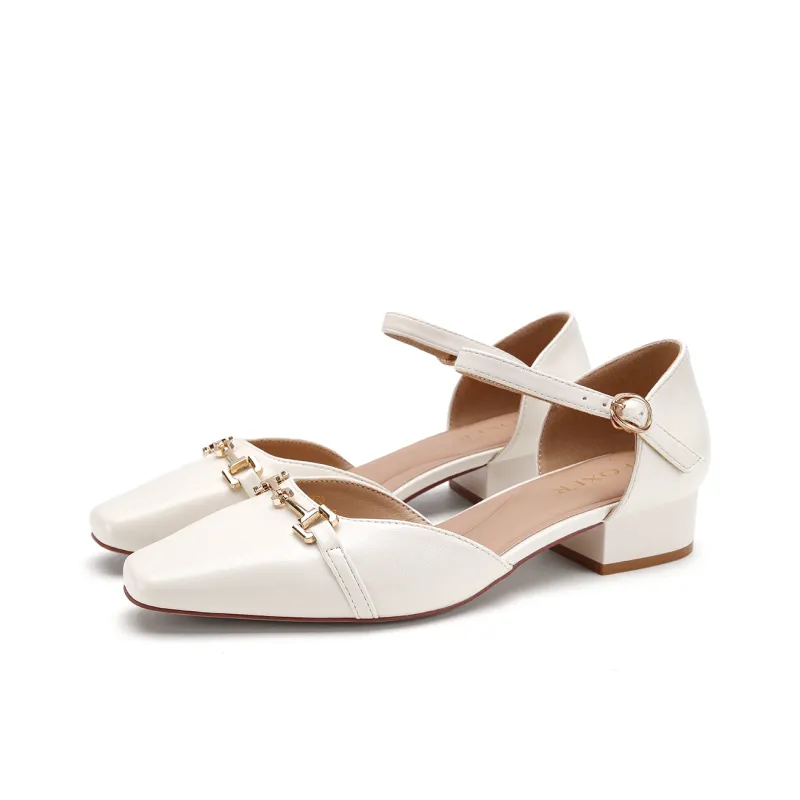 FOXER Block Heel High Heels Women's-0