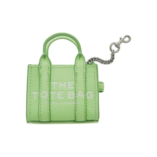 MARC JACOBS Full Grain Leather Bag Charm Bag Accessory Women's Green