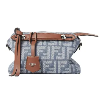 FENDI By The Way Series Polyester Shoulder Bag, Crossbody Bag, Handbag Mini Women's Blue