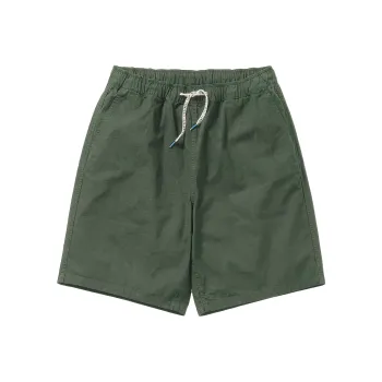 714STREET 100% Cotton Plaid Shorts Unisex Black Gray
