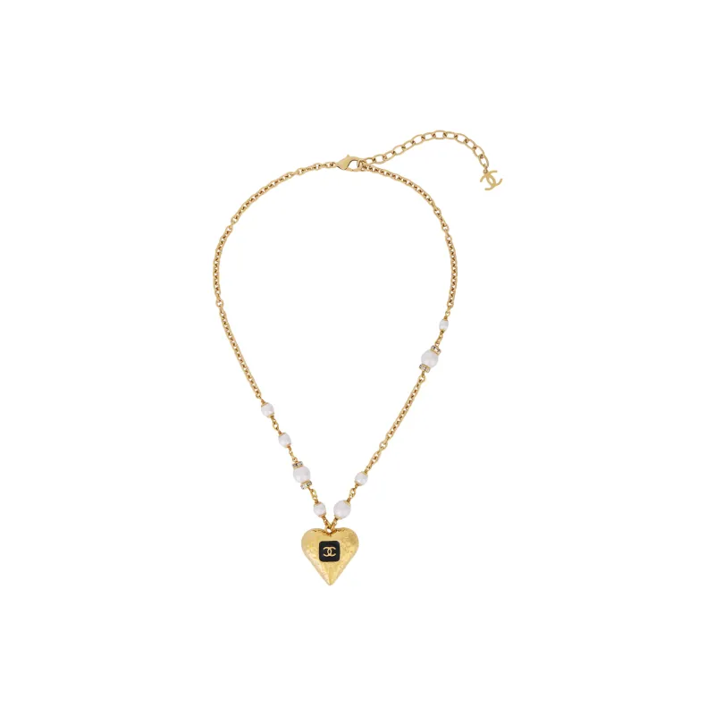 CHANEL Metal Necklaces Women's Gold-2