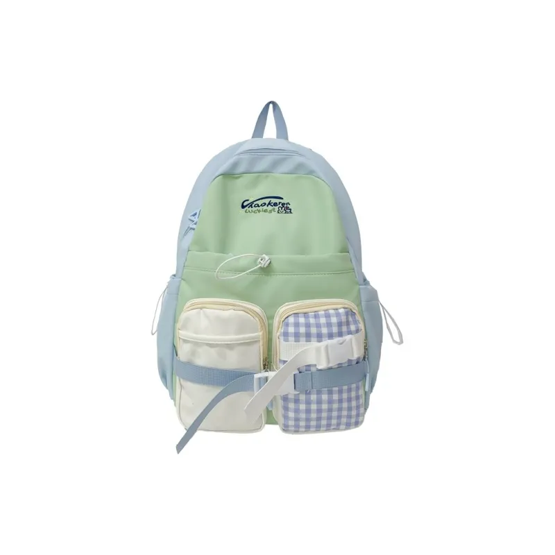 KAMLUI Composite Cloth Backpack Unisex Multicolor-7
