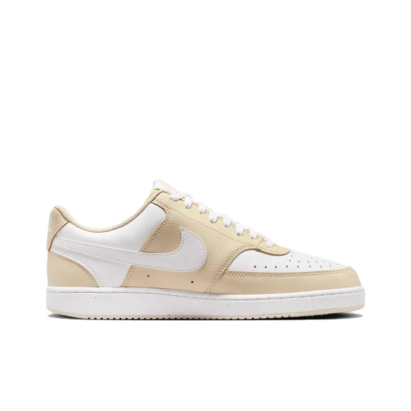Nike Court Vision Low Anti Slip Wear Resistant Low Top Skateboard Shoes Men's Light Brown-1