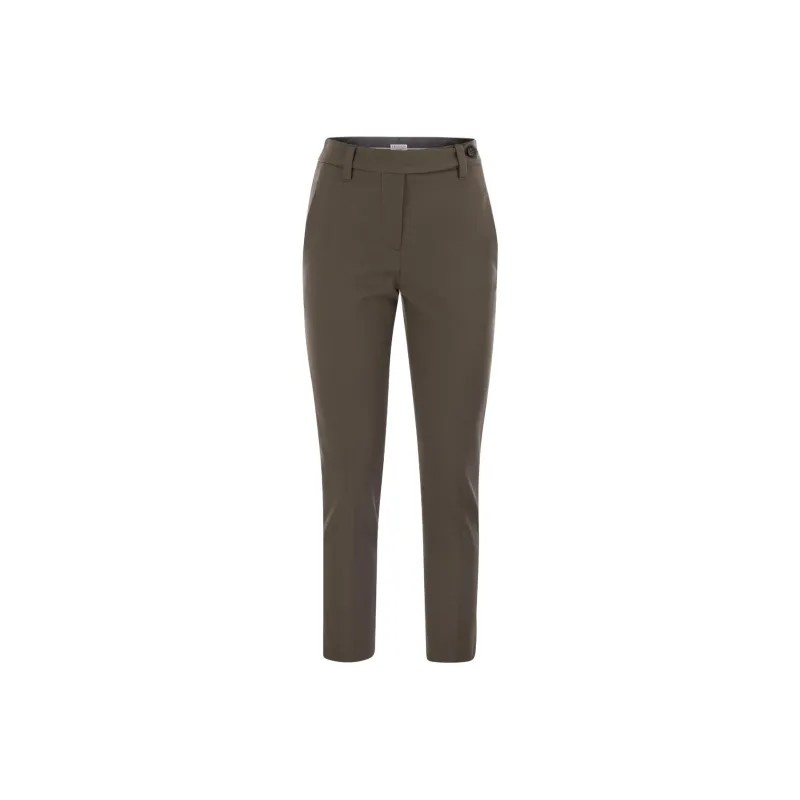 Brunello Cucinelli Casual Pants Women's Brown-0