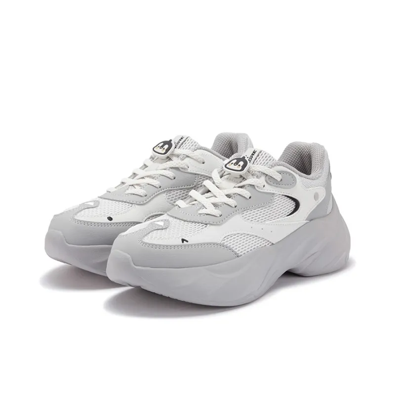 361° Penguin Anti Slip Wear Resistant Low Top Casual Shoes Women's Antarctic Gray-2