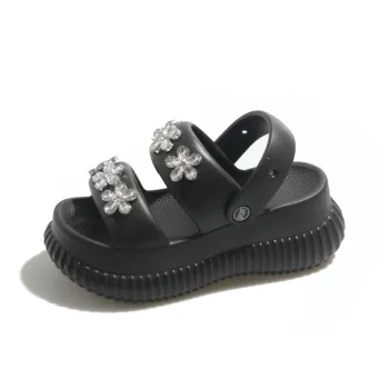 AJPAP Beach Sandals Women's Black, White