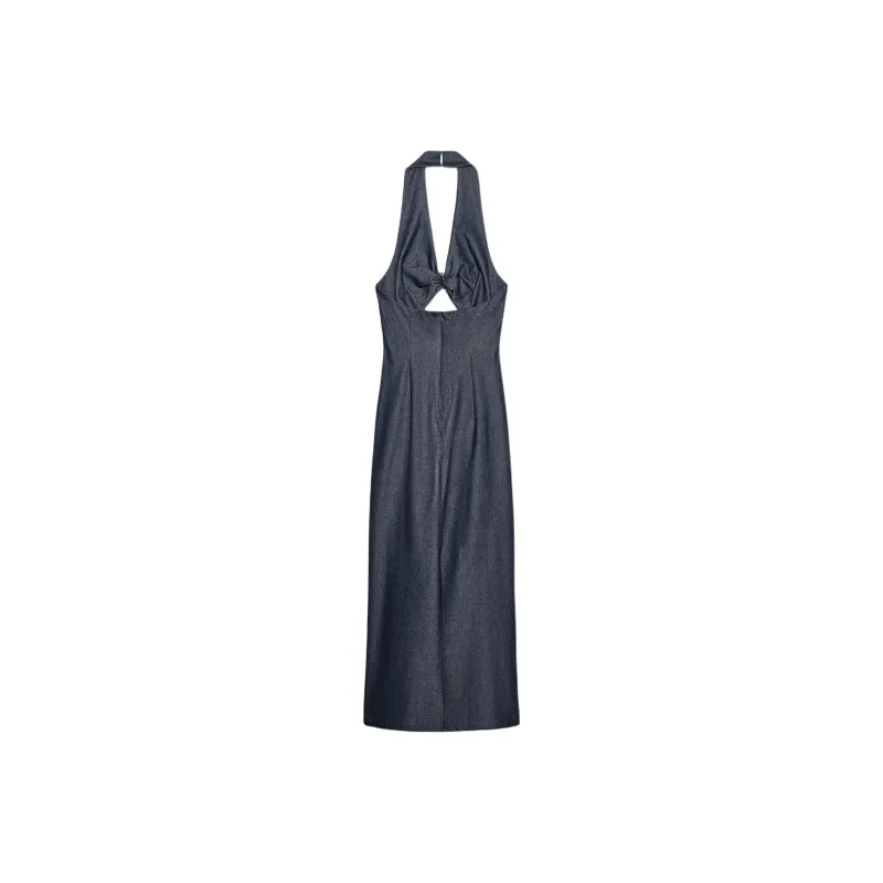 ZARA Sleeveless Dresses Women's Indigo-1