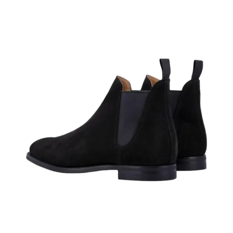 CROCKETT & JONES Ankle Length Chelsea Boots Men's Black-3