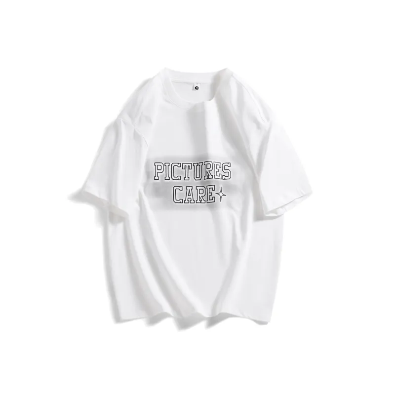 WOSAWE Half Sleeve Casual Top American Vintage Men's Clothing Trendy Brand T Shirt Unisex-1