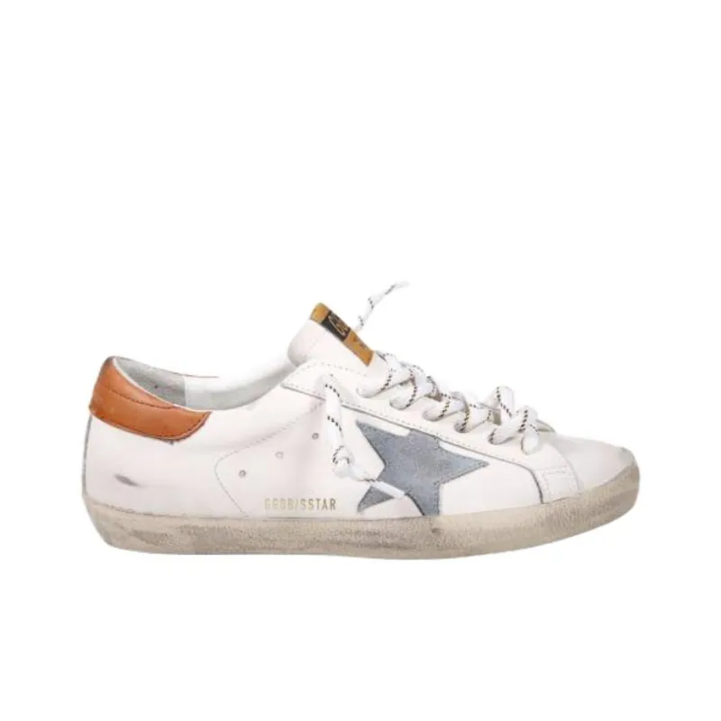 Golden Goose Low Top Skateboard Shoes Men's White-1